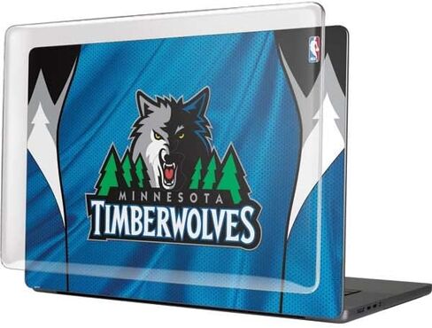 Skinit Case + Skin Compatible with MacBook Pro 16in (2021) - Officially Licensed NBA Minnesota Timberwolves Jersey Design in Saudi Arabia