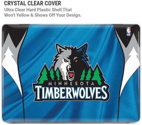 Skinit Case + Skin Compatible with MacBook Pro 16in (2021) - Officially Licensed NBA Minnesota Timberwolves Jersey Design in Saudi Arabia