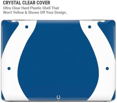 Skinit Case + Skin Compatible with MacBook Pro 16in (2021) - Officially Licensed NFL Indianapolis Colts Large Logo Design in Saudi Arabia