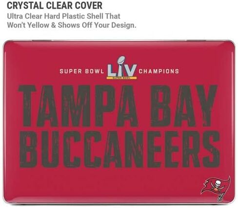 Skinit Case + Skin Compatible with MacBook Pro 16in (2021) - Officially Licensed NFL Super Bowl LV Champions Tampa Bay Buccaneers Design in Saudi Arabia