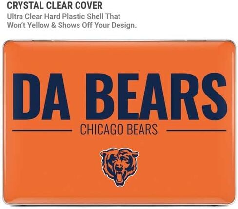 Skinit Case + Skin Compatible with MacBook Pro 16in (2021) - Officially Licensed NFL Chicago Bears Team Motto Design in Saudi Arabia
