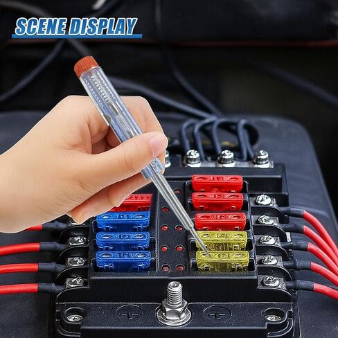 304PCS Car Fuses Assortment Kit, Standard & Small & Mini Blade Fuse with Tester & Fuse Puller, Auto Low & Tall/STD Profile Box Shaped Assorted Fuse Replacement for Truck/Car/Boat (Colorful) in Saudi Arabia
