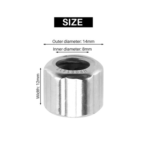 10 عبوات محامل إبرة HF081412 سداسية في اتجاه واحد 8X14X12mm in Kuwait