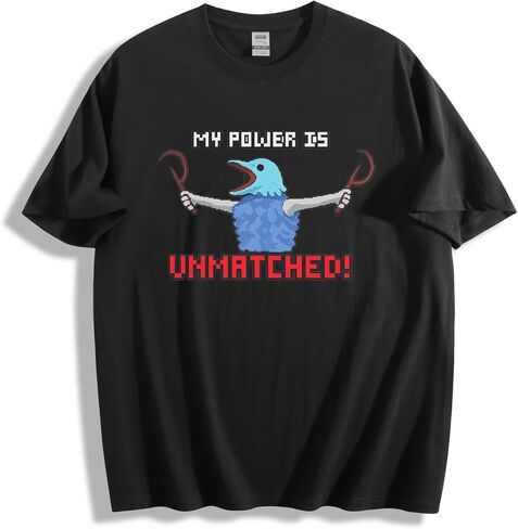 OFFICLA Slay the Spire Cultist T-Shirt - My Power is Unmatched Pixel Art Gamer Tee in Saudi Arabia