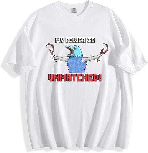 OFFICLA Slay the Spire Cultist T-Shirt - My Power is Unmatched Pixel Art Gamer Tee in Saudi Arabia