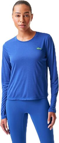 Lacoste Women's Crew Neck Long Sleeve Slim Fit Classic T-Shirt in Saudi Arabia