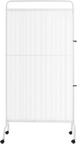 Medical Privacy Screen, 35.4" Wx70.9 H Movable Room Divider with Lockable Casters Freestanding Foldable Rolling Temporary Wall Partition for Clinic Office Beauty Salon Hospitals (Pink) in Saudi Arabia