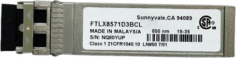 10G SR FTLX8571D3BCL 850nm LC MM 10GBase-SR/SW جهاز الإرسال والاستقبال البصري (10 قطع) in Saudi Arabia