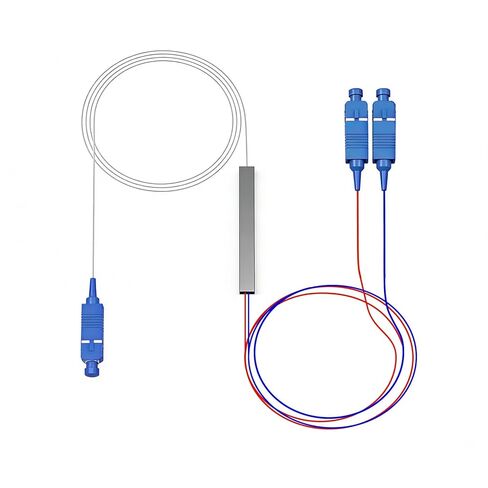 Duttek SC/UPC PLC Splitter 1x4, Fiber Optic Splitter for FTTH FTTx Networks, Low Insertion Loss Single Mode Telecom Splitter in Saudi Arabia