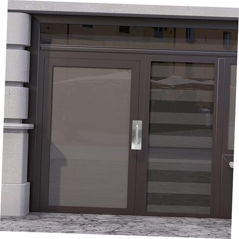 Holibanna Commercial Door Handle Pull Push Plate Handle for Fire Doors Durable Door Accessory with Wide Base for Stability Suitable for Interior and Exterior Use in Saudi Arabia