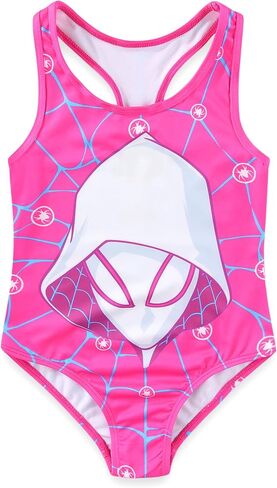 Marvel Spider-Gwen Ghost Spider Girls UPF 50+ One Piece Swimsuit Bathing Suit for Big Kids in Saudi Arabia