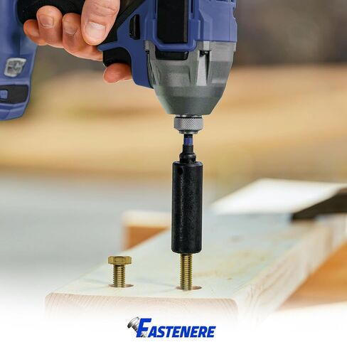 مسامير سداسية من Fastenere مقاس 5/16 بوصة - 24 × 4-1/2 بوصة من الفولاذ المطلي بالكروم الأصفر والزنك من الدرجة 8، مسامير سداسية متينة ملولبة جزئيًا للآلات والبناء، مقاومة للصدأ، مثبتات شديدة التحمل، عبوة من 10 قطع in Kuwait