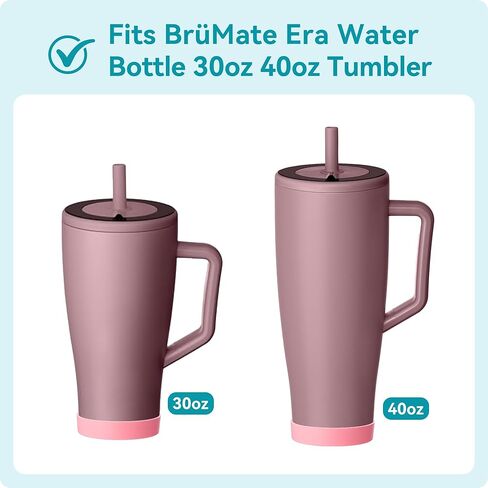 Silicone Water Bottle Boot for Brumate Era 30oz and 40oz Anti-Slip Protective Sleeve Bottom Bumper Protector Pefect Match Colors in Saudi Arabia