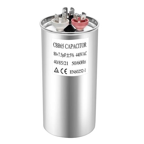 for 473731Z Heat Pump Capacitor Replacement Compatible with Pentair UltraTemp Pool and Spa Heat Pumps 80+7.5 uF 440V AC 50/60Hz Start/Run Motor Capacitor for Fan and Compressor Applications in Saudi Arabia