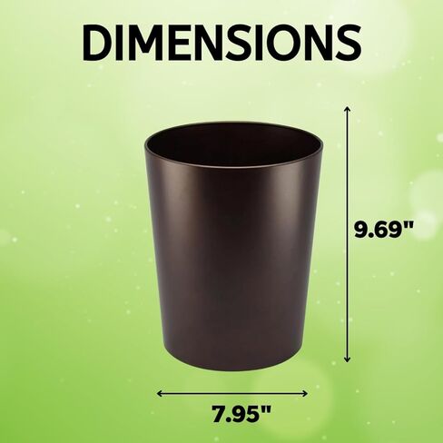 SEDLAV Metal Wastebasket, Bronze in Saudi Arabia
