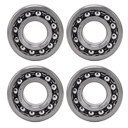 Ball Bearing Kit 4PCS 1208 High Speed Self Aligning Double Row Metal Bearings - Low Noise, Durable High Carbon Steel for Gearboxes & Motors (1205) in Saudi Arabia