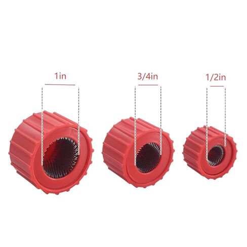 3-Size Copper Pipe Cleaner Kit for Drill, External Cleaner for 1/2", 3/4", 1" Copper & Steel Pipes with 1/4" Shank for Soldering in Saudi Arabia