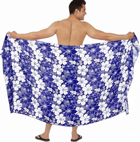 HAPPY BAY Men's Pareo Wrap Beach Bath Swim Sarong in Saudi Arabia