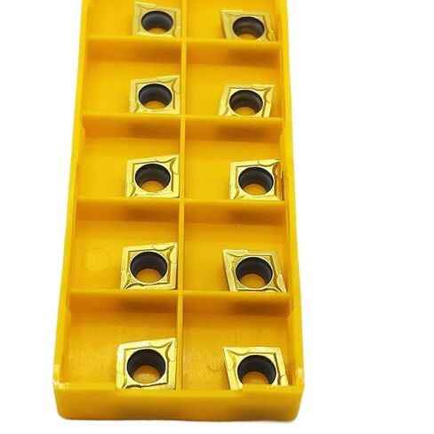 CCMT09T304/CCMT09T308 Carbide Turning Inserts, VP15TF & US735 Grades, 10 pcs, 0.4 / 0.8 mm Radius(Ccmt09t304ue6020) in Saudi Arabia