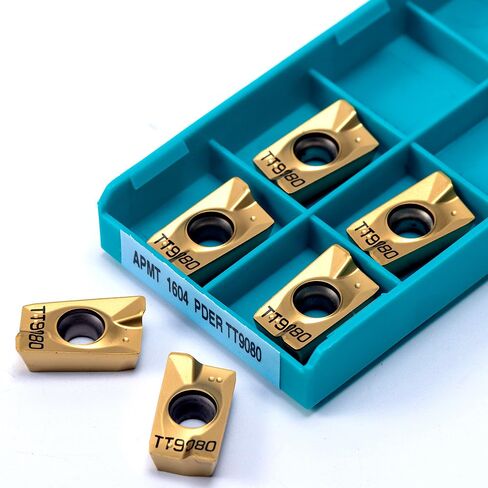 APMT1604 PDER TT9080 إدراجات طحن الكربيد لقاطع مطحنة النهاية القابلة للفهرسة، أداة القطع باستخدام الحاسب الآلي in Saudi Arabia