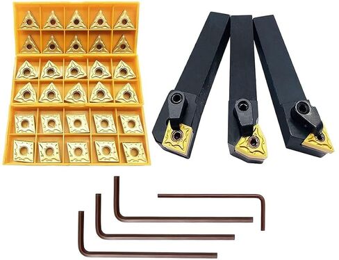 16mm MTJNR/MWLNR/MCLNR Turning Tool Holder Set with TNMG160408, WNMG080408, CNMG120408 Carbide Inserts, CNC Lathe External Turning Kit in Saudi Arabia