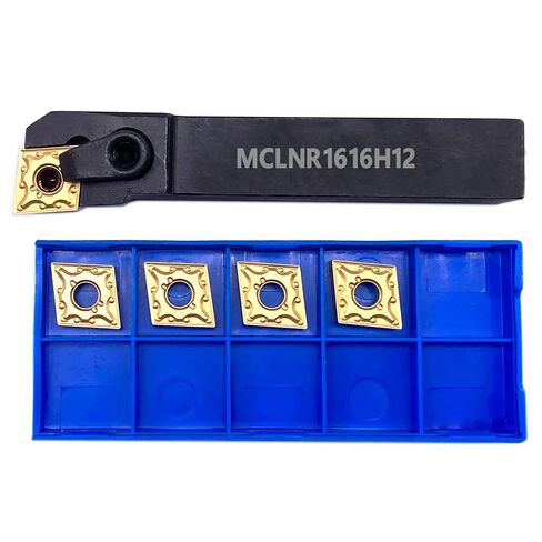 MCLNR1616H12 Turning Tool Holder with 5PCS CNMG120404 Carbide Inserts for CNC Lathe External Turning in Saudi Arabia