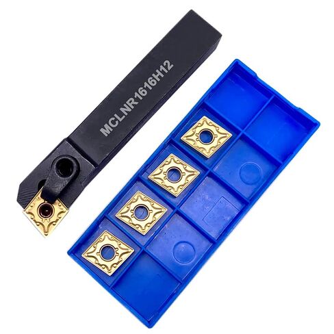 MCLNR1616H12 Turning Tool Holder with 5PCS CNMG120404 Carbide Inserts for CNC Lathe External Turning in Saudi Arabia