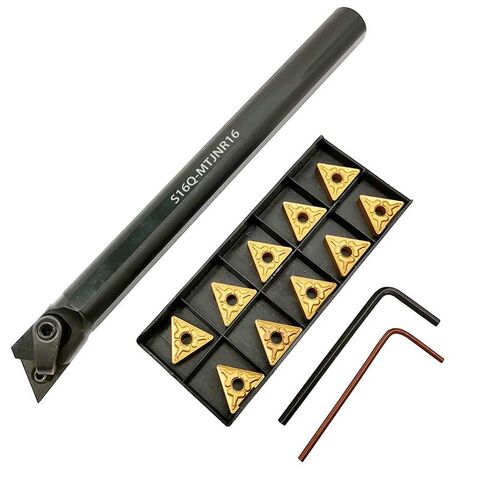 S16Q-MTJNR16 Boring Bar Turning Tool Holder with 10PCS TNMG160404-MA Carbide Inserts for CNC Lathe in Saudi Arabia