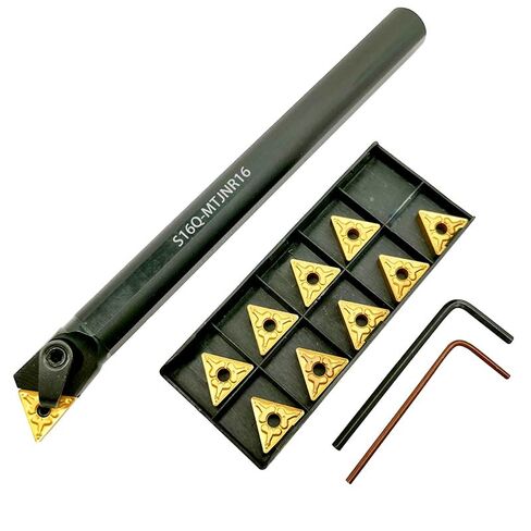S16Q-MTJNR16 Boring Bar Turning Tool Holder with 10PCS TNMG160404-MA Carbide Inserts for CNC Lathe in Saudi Arabia