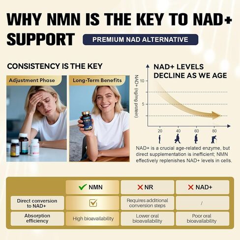 Totaria 14-in-1 Liposomal NMN Supplement 1000mg, 99% Pure NMN Resveratrol Complex with TMG, Quercetin, CoQ10, ALA, PQQ, Support NAD+ Levels, Healthy Aging, Stabilized 60 Veggie Capsules, cGMP in Saudi Arabia