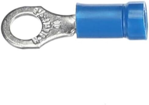 Sta-Kon 14RB-10 18-14 AWG طرف حلقي معزول بالفينيل، أزرق #10، نحاس، مطلي بالقصدير، 100 حزمة in Saudi Arabia