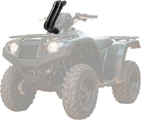 طقم أدوات الغطس ATV متوافق مع 2014-2024 Honda 420 Rancher Twin Snorkel Stacks مطلية مما يوفر بيئة سحب نظيفة وجافة للمحرك in Saudi Arabia