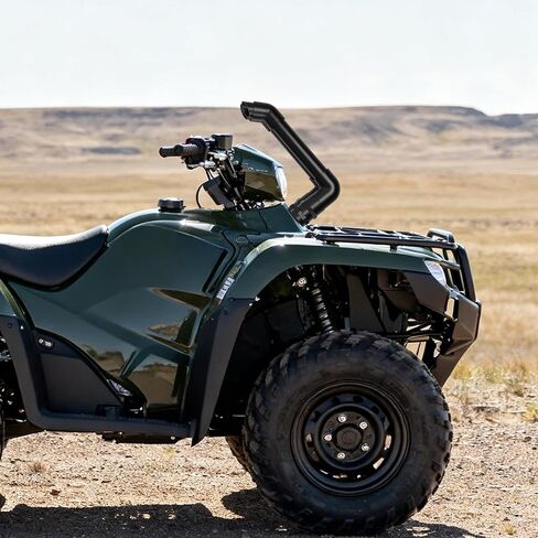 طقم أدوات الغطس ATV متوافق مع 2014-2024 Honda 420 Rancher Twin Snorkel Stacks مطلية مما يوفر بيئة سحب نظيفة وجافة للمحرك in Saudi Arabia