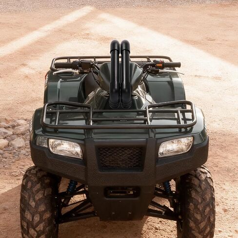 طقم أدوات الغطس ATV متوافق مع 2014-2024 Honda 420 Rancher Twin Snorkel Stacks مطلية مما يوفر بيئة سحب نظيفة وجافة للمحرك in Saudi Arabia
