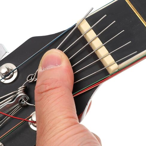 Guitar Nut File Set, Steel Bridge Saddle Nut Files Guitar Nuts Slotting Files 13 Neddles Set Luthier Tool Kit for Instrument String Guitars Bass in Saudi Arabia