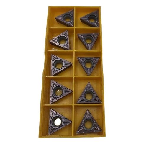 Carbide Turning Inserts for TCMT16T304/TCMT16T308, UE6020 / VP15TF Grades, 10 pcs, 0.4 / 0.8 mm Radius(Tcmt16t304ue6020gold) in Saudi Arabia