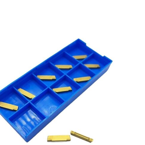 إدراجات الحز من الكربيد MGMN200‑M عرض 2 مم - درجات NC3020 / NC3030 / PC9030 - 10 قطع لكل صندوق - متوافقة مع حاملات أدوات MGEHR للحز والفصل في مخرطة CNC (MGMN200PC9030) in Saudi Arabia