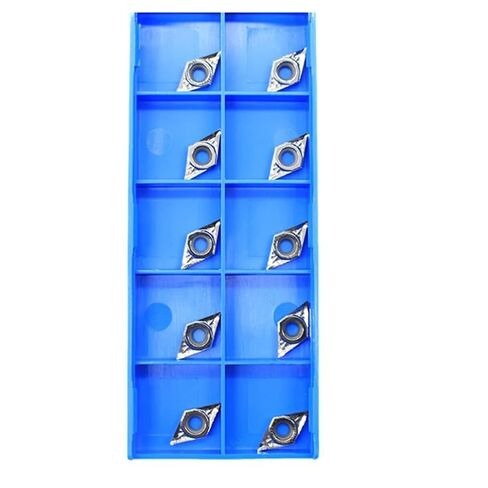 Aluminum Turning Inserts for DCGT070202/DCGT070204/DCGT070208 AK H01, 10 pcs, 0.2/0.4/0.8 mm Radius(DCGT070202) in Saudi Arabia