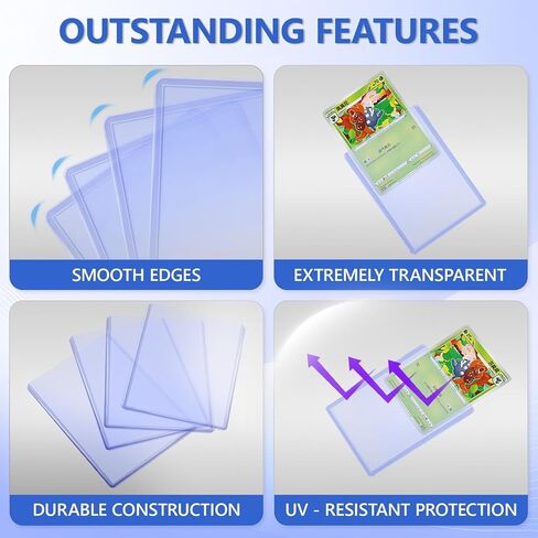 DEDC 200 Packs Trading Cards Shipping Protectors 100 Packs Cards Protector Shipping 50 Pcs Top Loaders 50 Pcs Black Bubble Mailers 5x 6" for Trading Card and a Tape Card Ship Bundle (Black) in Saudi Arabia