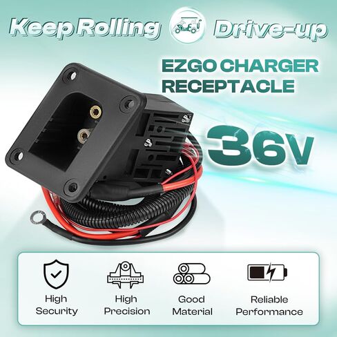 وعاء تغيير EZGO من DRIVE UP، وعاء شاحن عربة الجولف بقوة 36 فولت لعربات الجولف الكهربائية EZGO TXT، Medalist، DCS، PDS، OEM 73063-G01 in Saudi Arabia