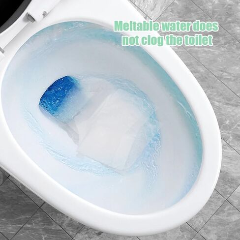2 Pack Disposable Toilet Seat Cover Portable Travel Camping Hotel Bathroom Toilet Mat Pads Degradable Soluble Water Toilet Covers Paper in Saudi Arabia