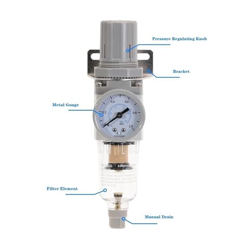Pneumatic Filter AW2000-02 Air Compressor Filter Moisture Separator Pressure Regulator Oil-Water Separator Device in Saudi Arabia