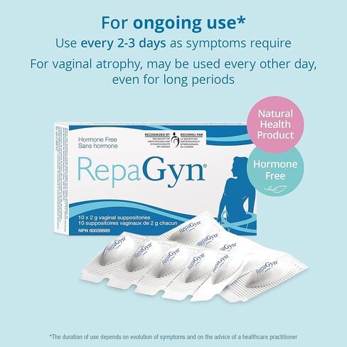 مرطب المهبل RepaGyn | مفيد في حالات الحروق والحكة وتزييت المهبل | طبيعي وغير هرموني | فعال في جفاف سن اليأس وشفاء الغشاء المخاطي in Saudi Arabia