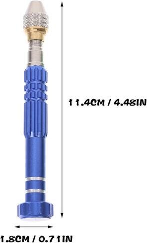 DOITOOL 2sets Hand Drill and Drill Bits Pin Vise for Watch Repair Jewelry Making Projects Manual Drilling Tool for More in Saudi Arabia