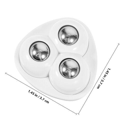 4pcs Self Adhesive Mini Ball Bearing Caster Wheels for Kitchen Appliances Swivel Storage Bin Rollers Sturdy Appliance Casters for Trash Cans and Small Furniture in Saudi Arabia