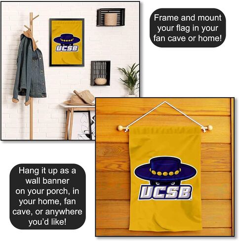 UC Santa Barbara Gauchos Dual Logo Garden Flag in Saudi Arabia