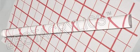 2 Pcs 1/2" x 12" Long Clear Extruded Acrylic Half Round Rods 2Pcs .50 Dia. 12.7mm x 304.8mm PMMA in Saudi Arabia
