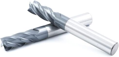1pcs Carbide Square End Mill Alloy Tungsten Steel Milling Cutter HRC50 4 Flute 4mm-20mm Metal Tools in Saudi Arabia