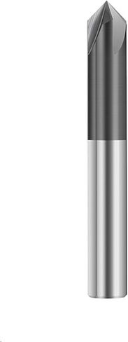 Carbide Chamfer End Mill 4 Flute V Groove Router Bit 3-25mm Dia 90 Degrees Engraving Milling Cutter for Alloy Steels(12xD12x75L) in Saudi Arabia