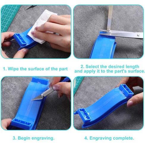 2 PCS Hobby Model Craft Tool Carving Cutting Masking Tape, Scribing Tape Pinstripe, Model Scriber Fine Line Masking Tapes for Engraved Panel Line Resin Scale (3mm+6mm) in Saudi Arabia